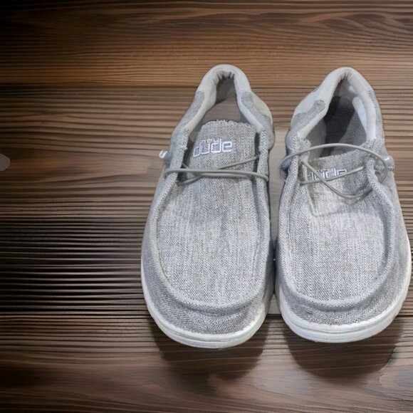 Hey Dude Other - Hey Dude Wally Linen  Woven Beige Casual Walking Slip-On Shoes Men’s Size 14